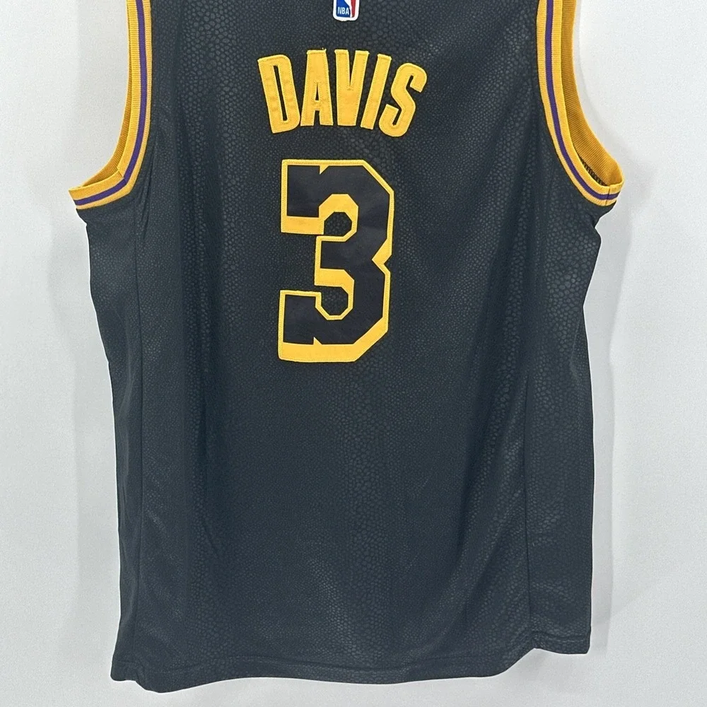 LA Lakers Anthony Davis #3 NBA Nike Swingman Mamba Skin‎ Jersey Size 50 (XL)